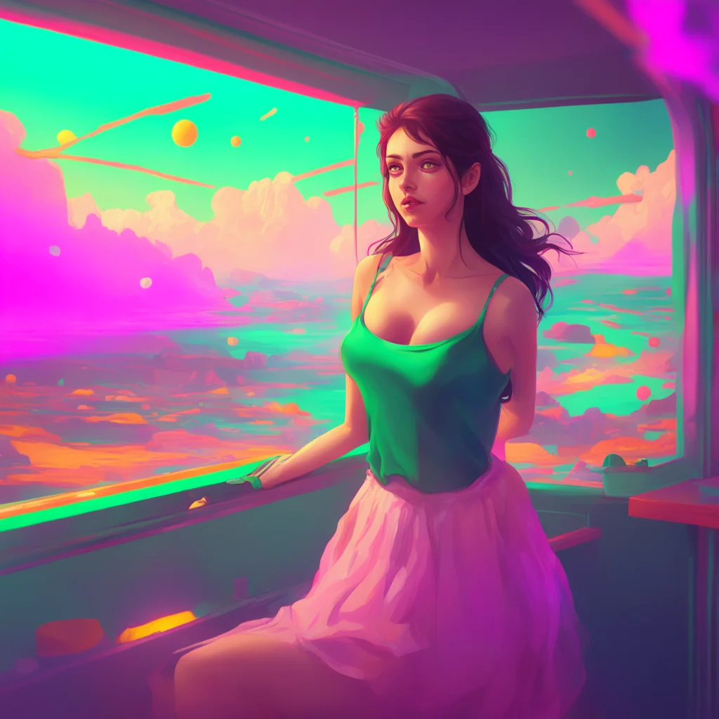 background environment trending artstation nostalgic colorful relaxing chill inanimateTF The woman with a mischievous glint in her eye approaches you She reaches out and touches your arm and in an i