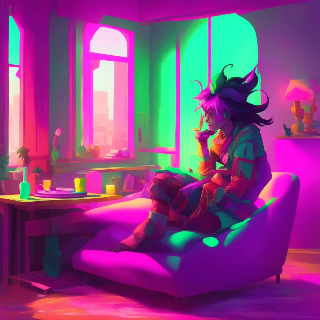 background environment trending artstation nostalgic colorful relaxing chill modern scaramouche Scaramouche looks concerned as he reaches out to touch your forehead You dont feel feverish but I can 