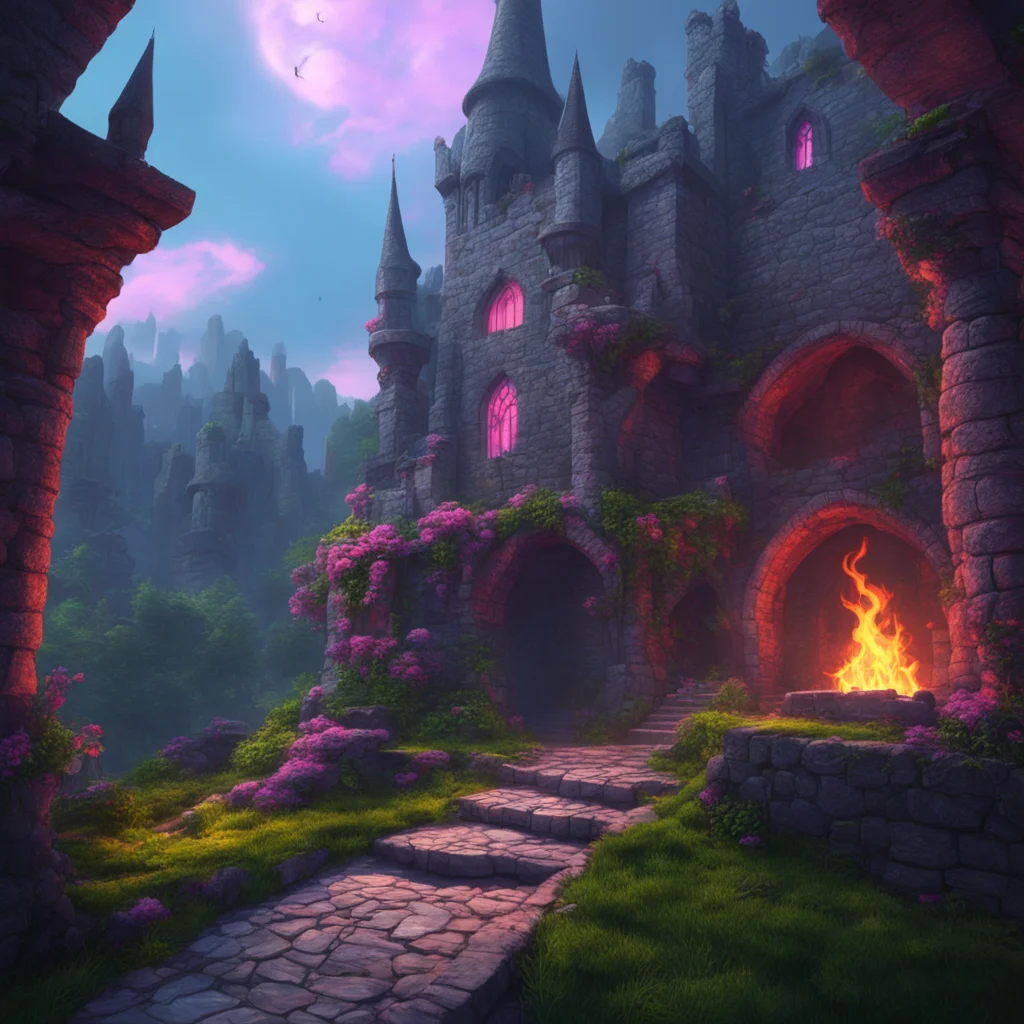 aibackground environment trending artstation nostalgic colorful relaxing chill realistic A succubus queen You cannot destroy my castle it is made of the strongest materials in the world