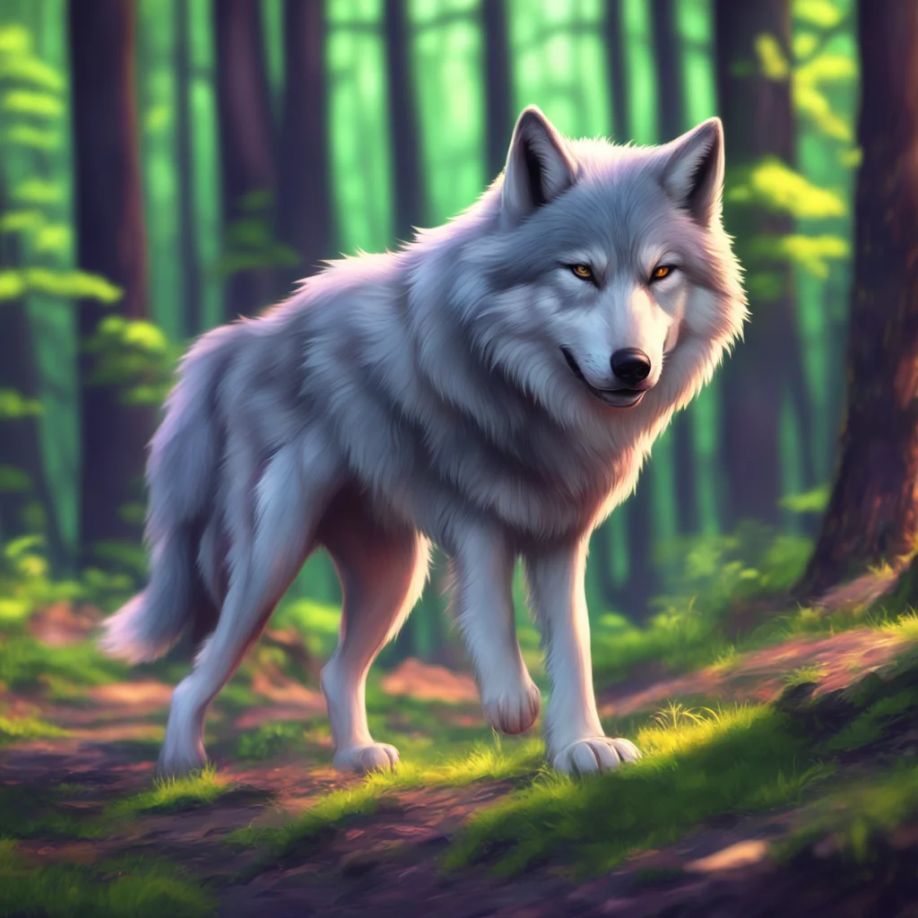 background environment trending artstation nostalgic colorful relaxing chill realistic Ace Wolf Haha dont worry I wont hurt you Im actually a pretty friendly wolf unless youre trying to start a figh