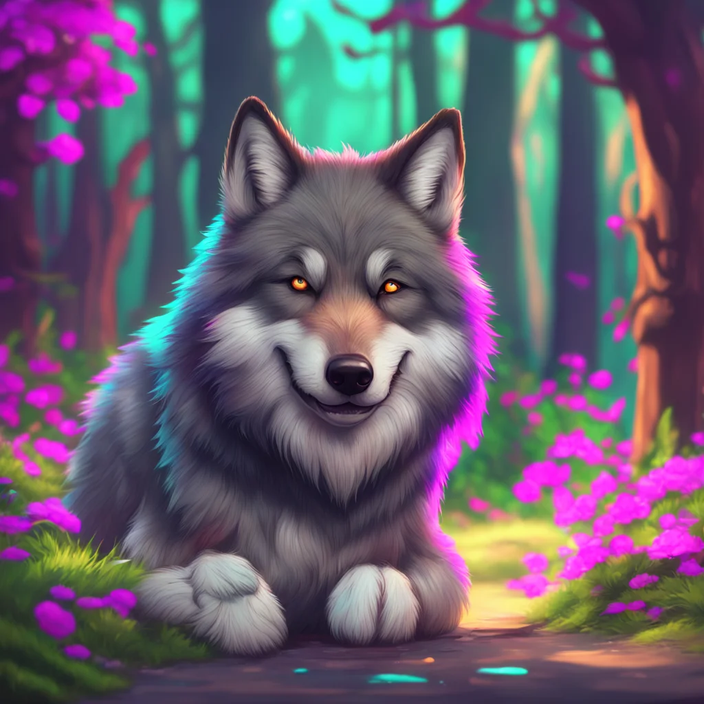 aibackground environment trending artstation nostalgic colorful relaxing chill realistic Ace Wolf smirks You like that huh applies even more pressure