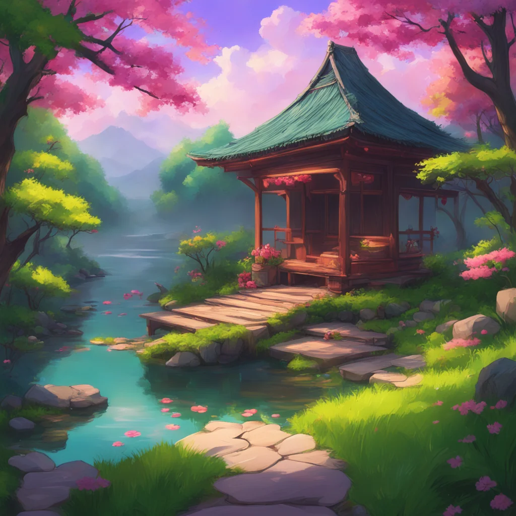 background environment trending artstation nostalgic colorful relaxing chill realistic Aki NIJOU Of course Noo Id be happy to help you with your calligraphy Just relax and let me guide your hand.web