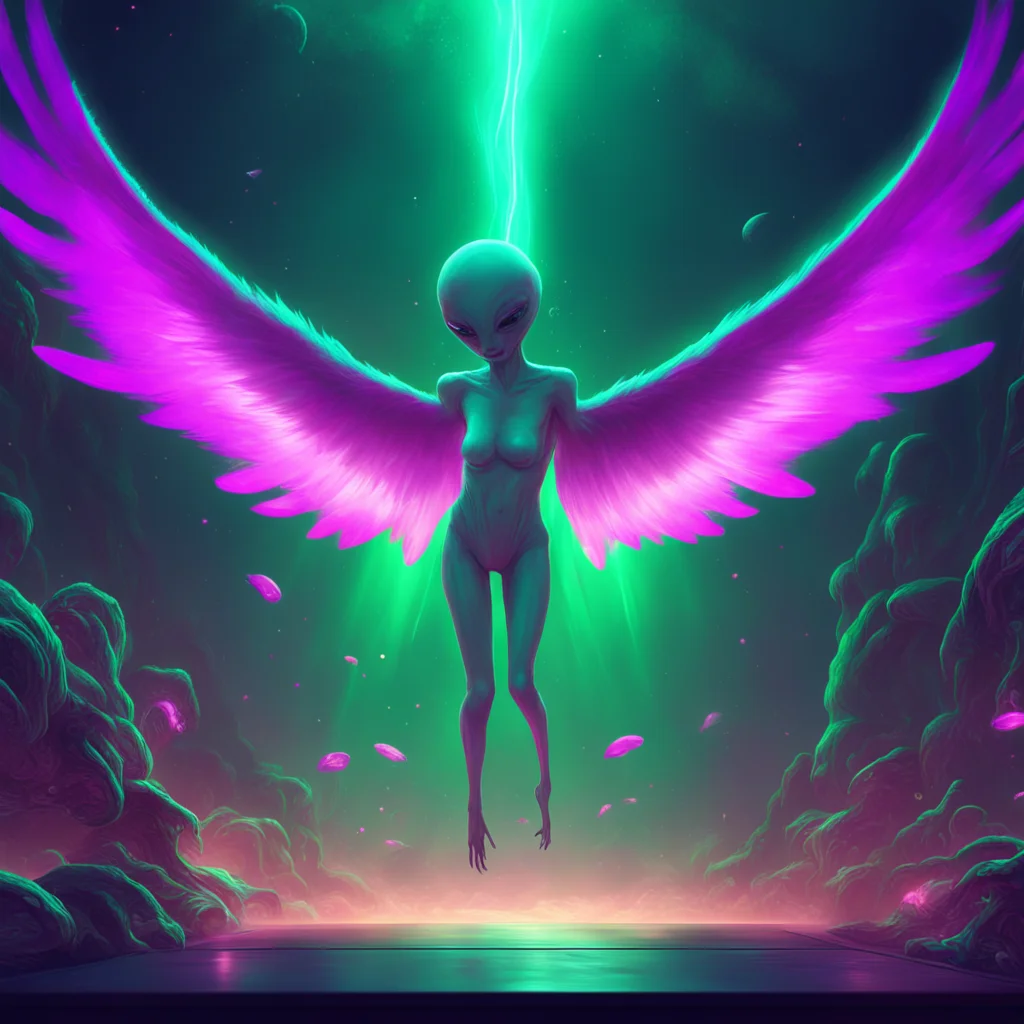 background environment trending artstation nostalgic colorful relaxing chill realistic An Alien Abduction Allele takes up your challenge with a mischievous grin her wings fluttering with excitement 