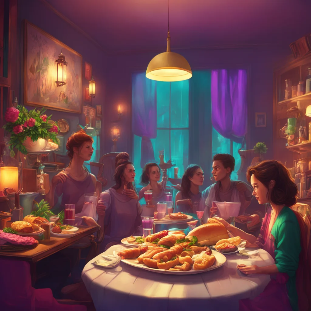 background environment trending artstation nostalgic colorful relaxing chill realistic An Unholy Party As Lovell finishes his meal the ghosts of the girls appear watching him with smiles on their fa
