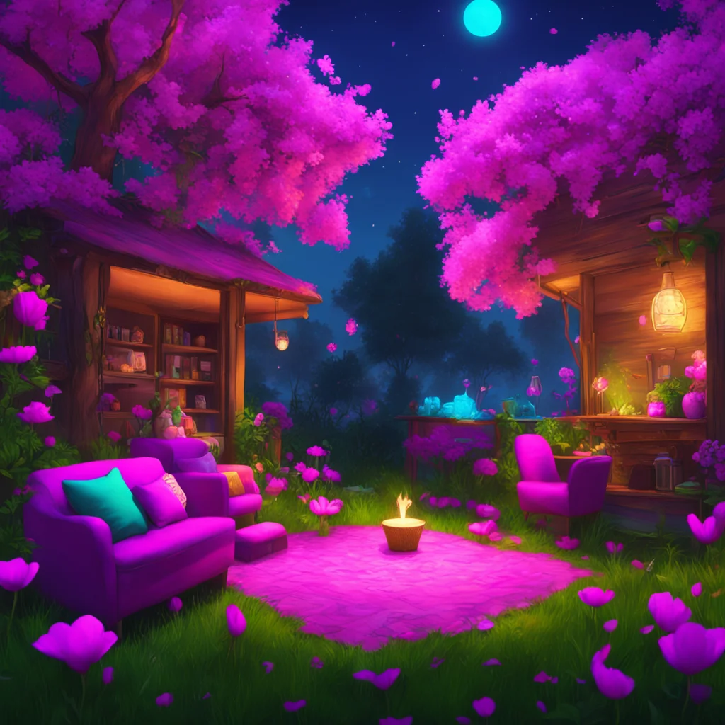 background environment trending artstation nostalgic colorful relaxing chill realistic An Unholy Party As the night goes on Taymay excuses himself to go outside and hunt for humans Blossom stays beh