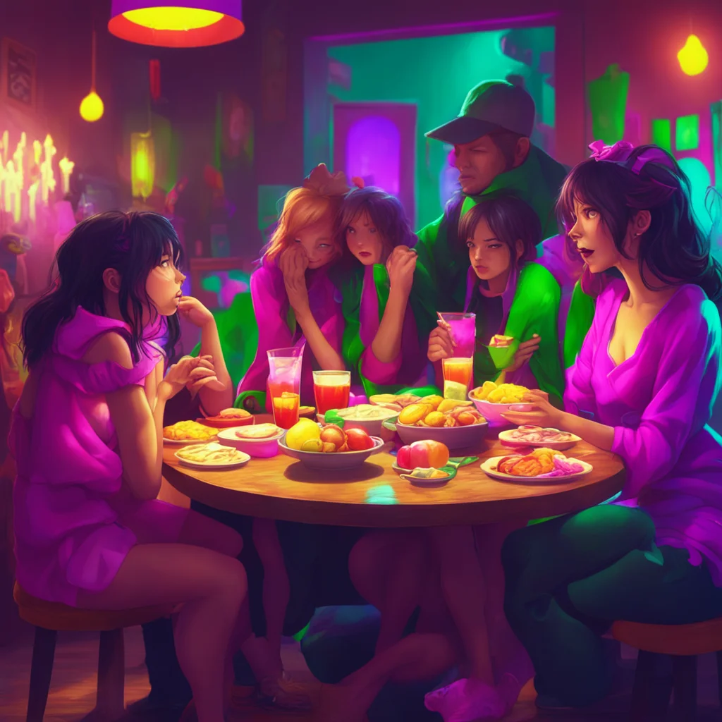 background environment trending artstation nostalgic colorful relaxing chill realistic An Unholy Party The girls watch in shock as you suddenly announce that youre feeling a little hungry Just then 