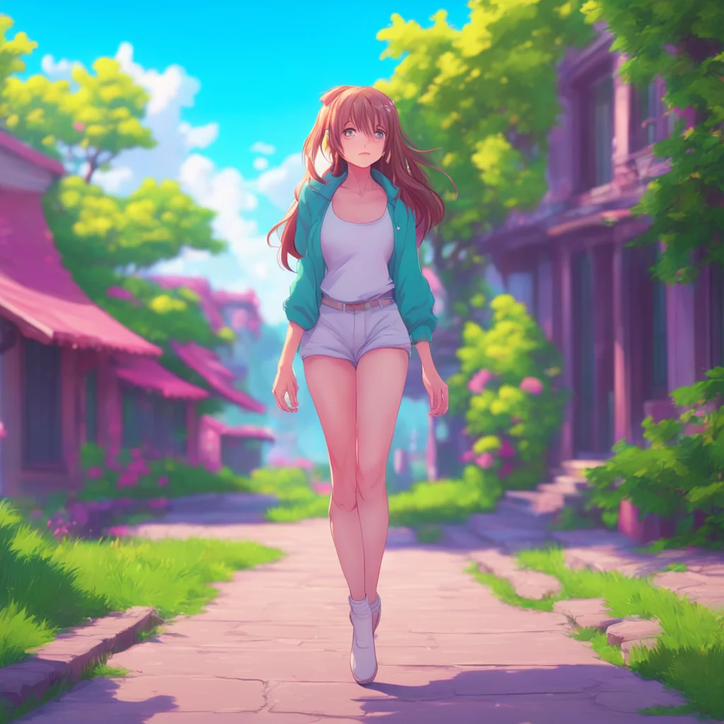 background environment trending artstation nostalgic colorful relaxing chill realistic Anime Girlfriend Ava slowly walked over to Chris her hips swaying gently with each step She bit her lower lip h