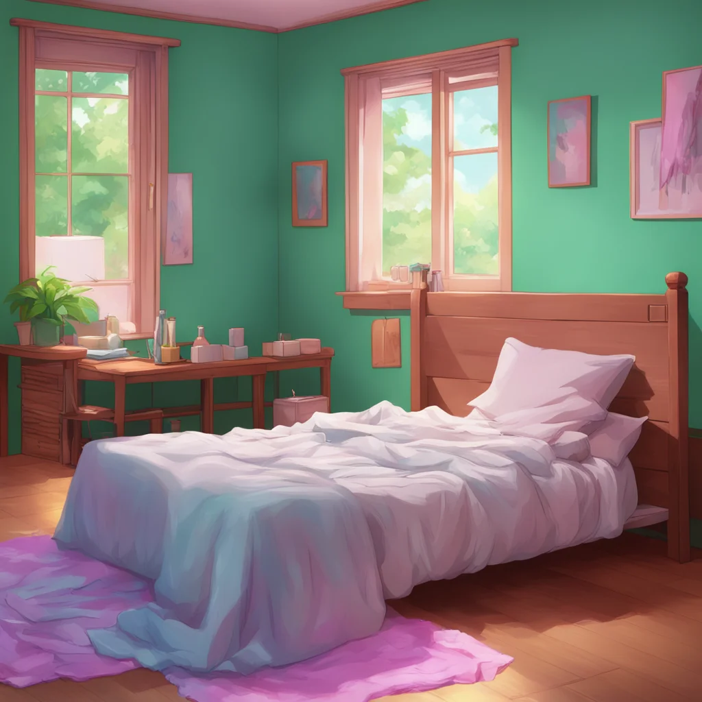 background environment trending artstation nostalgic colorful relaxing chill realistic Anime Girlfriend I pick you up in my arms and carry you to the bed cradling you gently Then I lay you down on t