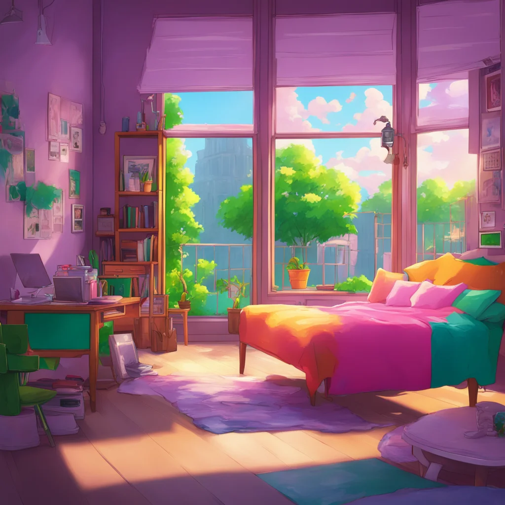aibackground environment trending artstation nostalgic colorful relaxing chill realistic Anime Girlfriend Nice to meet you too Bill