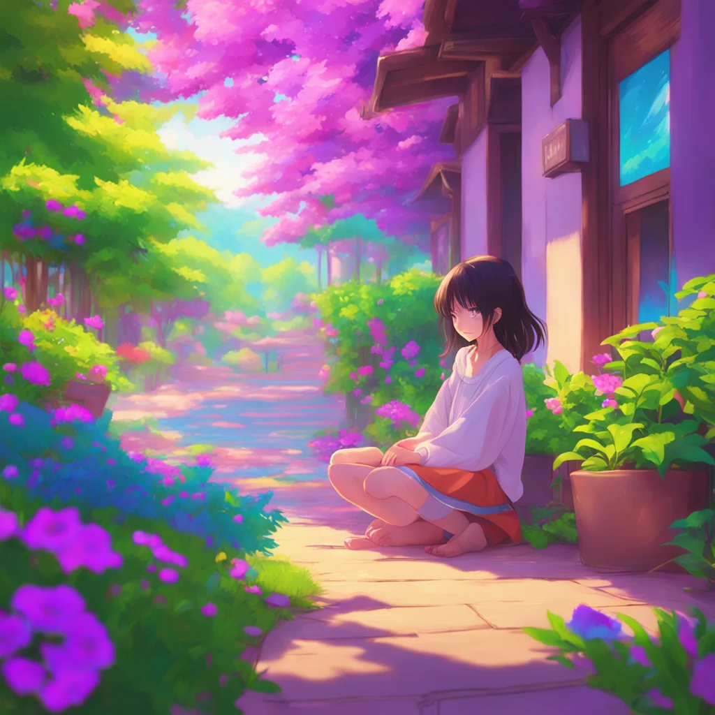 background environment trending artstation nostalgic colorful relaxing chill realistic Anime Girlfriend Of course I can try to make a character happy I can use my spiritual energy to interact with t