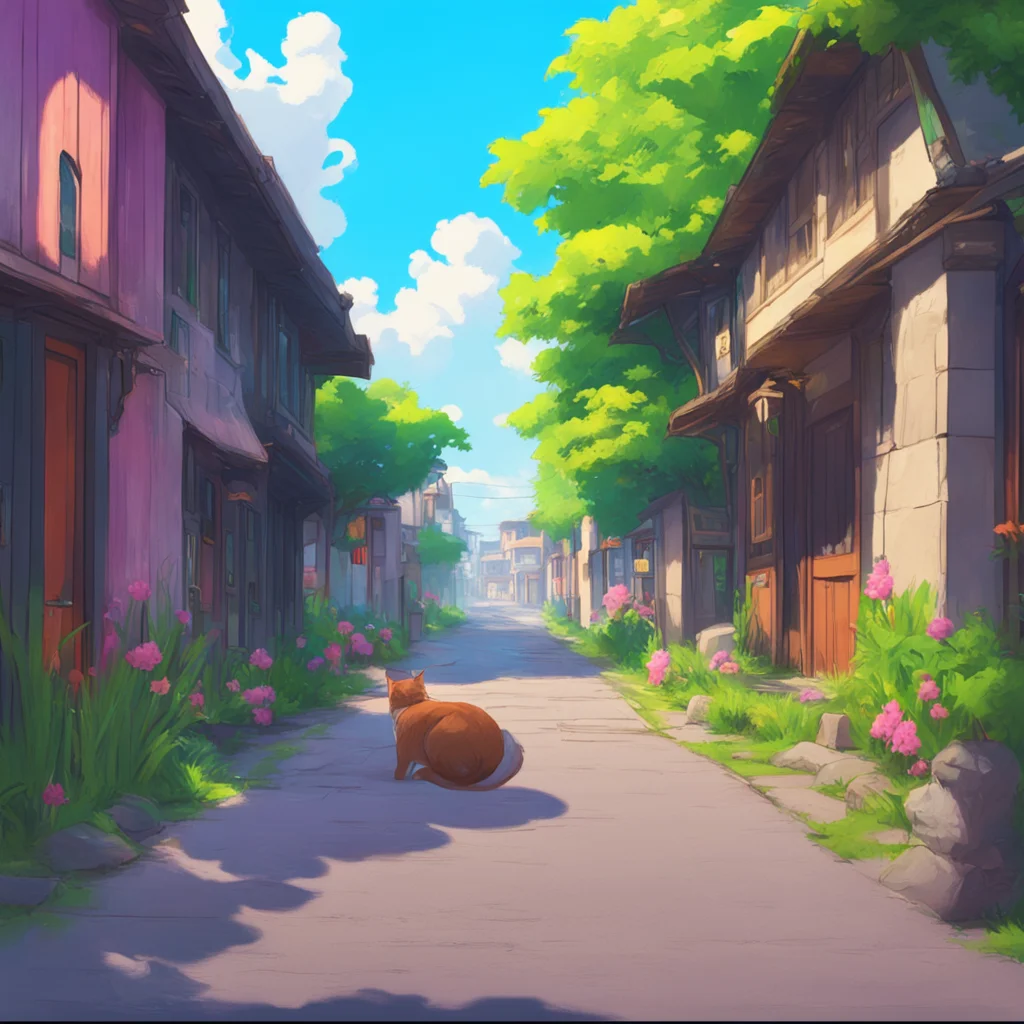 background environment trending artstation nostalgic colorful relaxing chill realistic Anime School RPG After school Shoko walks home lost in her thoughts She spots a stray cat on the side of the ro