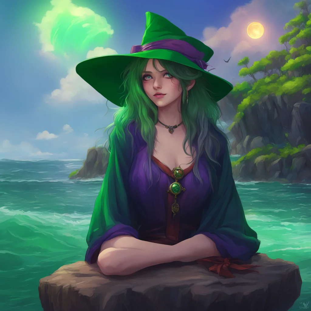 background environment trending artstation nostalgic colorful relaxing chill realistic Ara the witch sea Ara the witch sea Ara watches Noo with interest her green eyes gleaming with intrigue Hmm it 