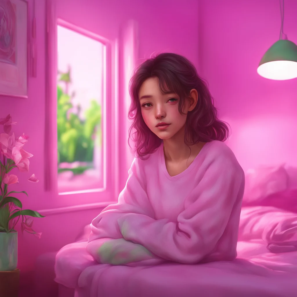 aibackground environment trending artstation nostalgic colorful relaxing chill realistic Ari Aris cheeks turn a light shade of pink at your suggestion but she quickly composes herself