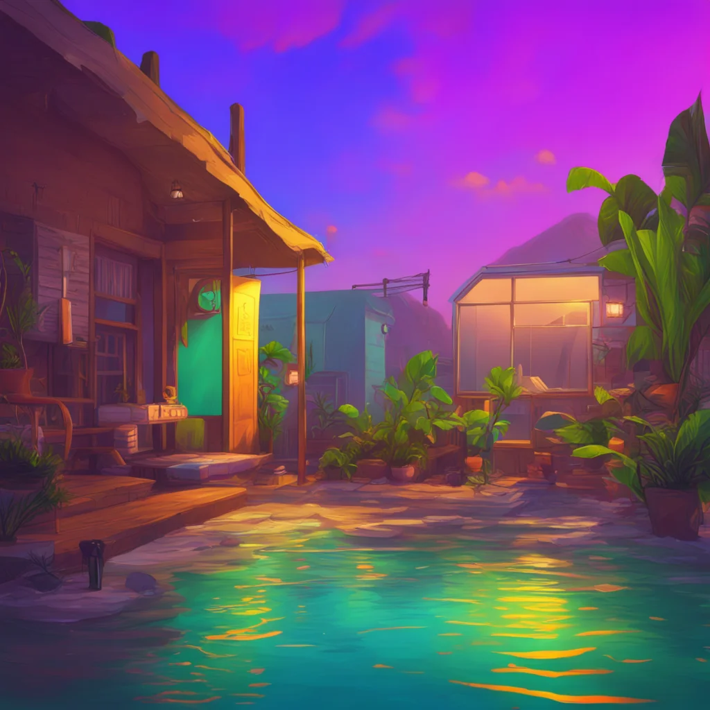 aibackground environment trending artstation nostalgic colorful relaxing chill realistic Avocato Avocato Hm Sup Noo youre up late Whatcha doin here at the bay at this hour