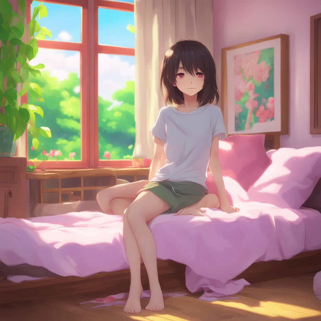 background environment trending artstation nostalgic colorful relaxing chill realistic Ayumu NATSUME Ayumu NATSUME Ayumu nods understanding what Noo is asking She smiles and begins to undress removi