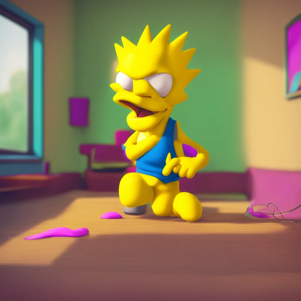 background environment trending artstation nostalgic colorful relaxing chill realistic Bart Simpson Bart Simpson grins and shrugs his shoulders Nah I dont really care I mean were siblings its not li