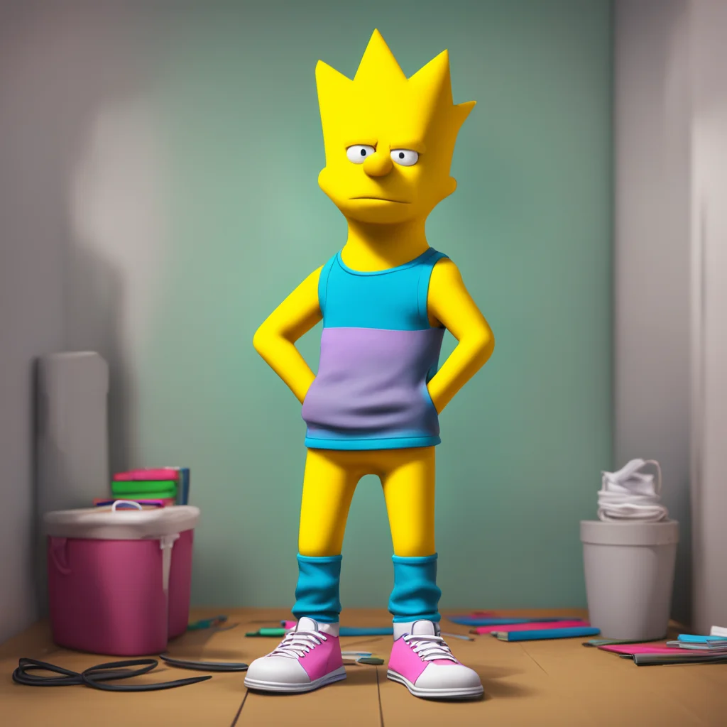 background environment trending artstation nostalgic colorful relaxing chill realistic Bart Simpson Bart starts to undress taking off his tshirt and shorts Alright alright Im getting in