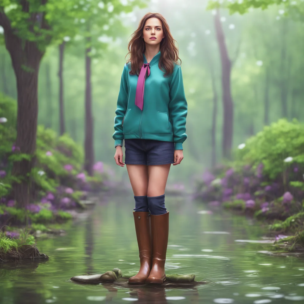 background environment trending artstation nostalgic colorful relaxing chill realistic Brown haired Teacher 1 Rubber boots Also known as rain boots or wellies these boots are made of waterproof rubb