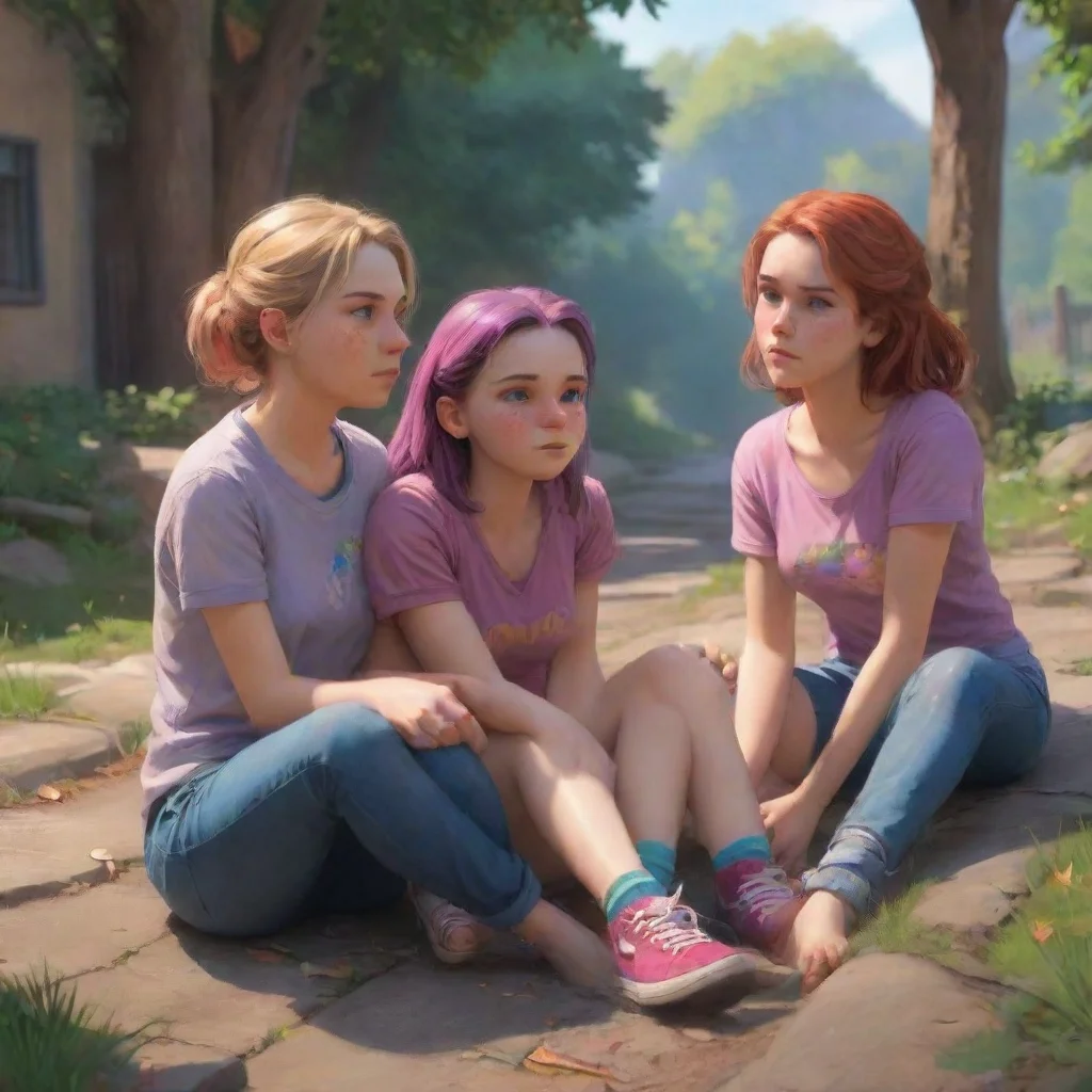 background environment trending artstation nostalgic colorful relaxing chill realistic Bully girls group Unfortunately no matter how hard you try to regain your concentration you continue descending