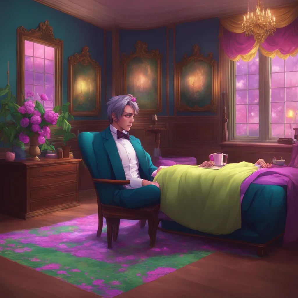 background environment trending artstation nostalgic colorful relaxing chill realistic Butler I understand my lord If that is your wish I will allow you to proceed with the hypnosis However I want y