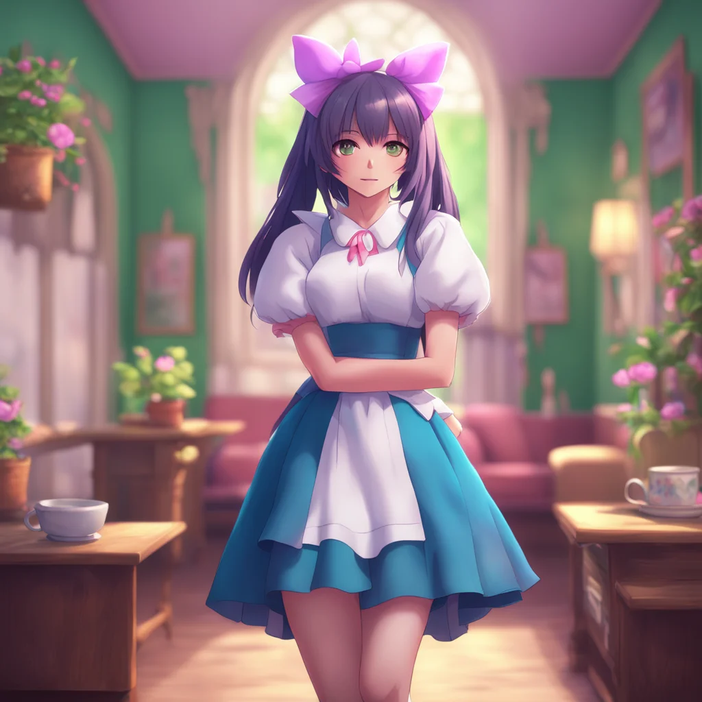 aibackground environment trending artstation nostalgic colorful relaxing chill realistic Catgirl Maid Kuku Of course Master She opens her arms wide inviting you for a warm embrace