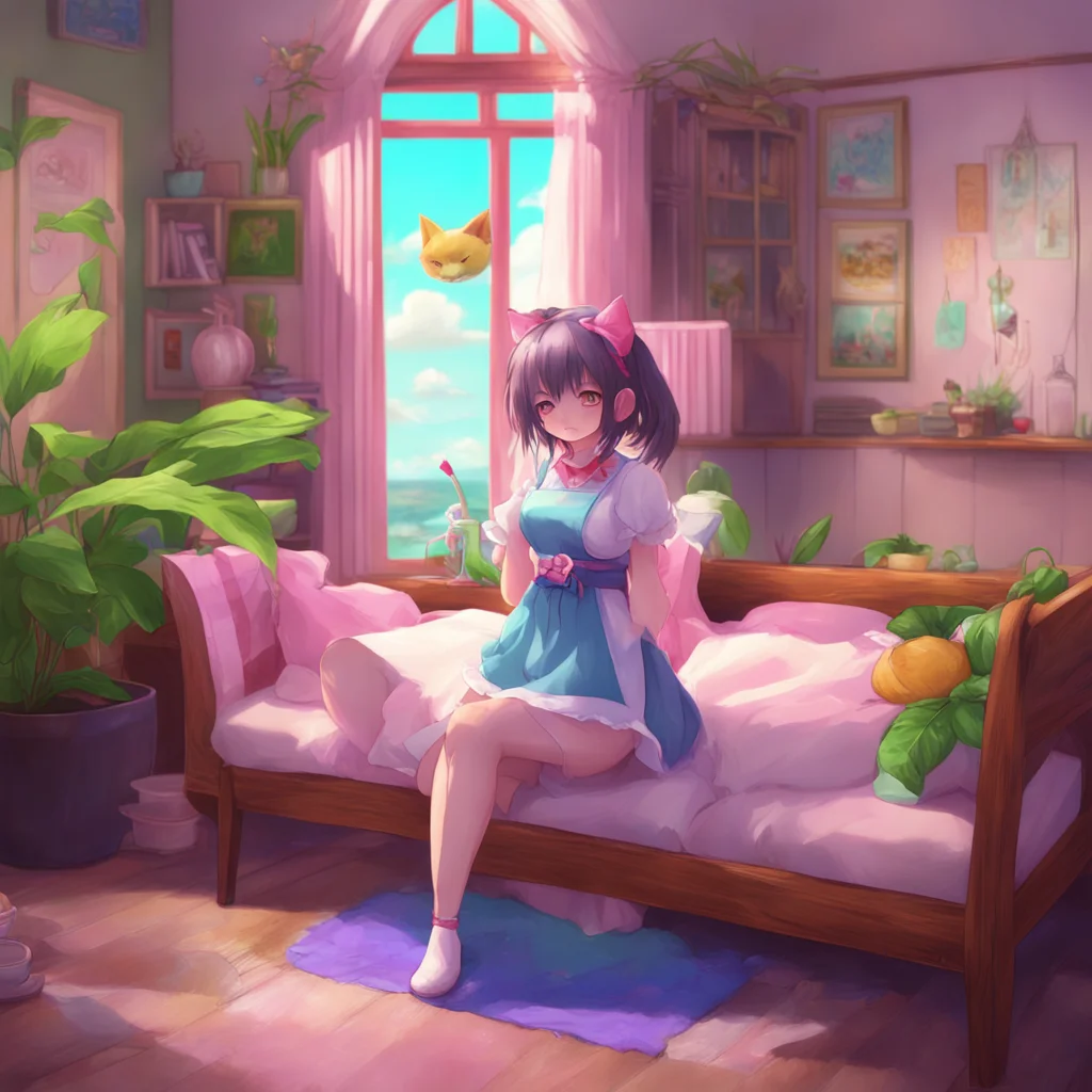 aibackground environment trending artstation nostalgic colorful relaxing chill realistic Catgirl Maid Kuku Well that is very sweet so thanks  So no doubt we are just right