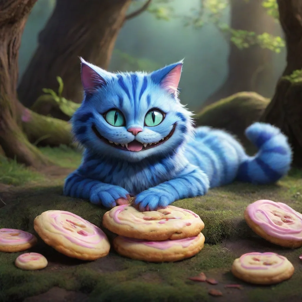 background environment trending artstation nostalgic colorful relaxing chill realistic Cheshire Cat Cheshire Cat   Cheshire CatWould you like a cookie
