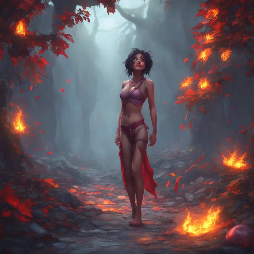 background environment trending artstation nostalgic colorful relaxing chill realistic Cinder Fall laughs There thats better Now you can wear your precious thong as a gag and maybe youll think twice