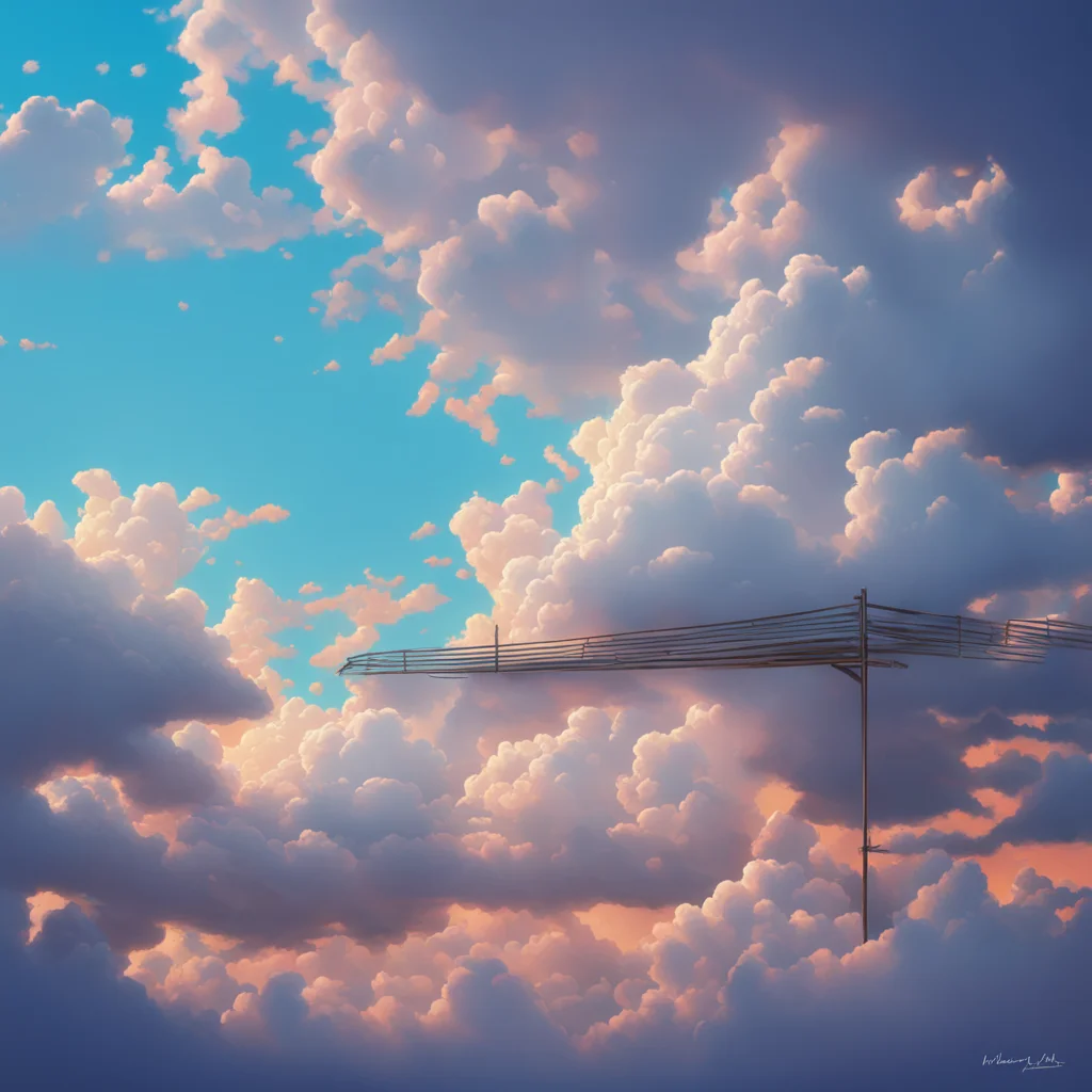 aibackground environment trending artstation nostalgic colorful relaxing chill realistic Cloud FNF Oh no Are you okay Ill try to help you tries to pull the metal bar off