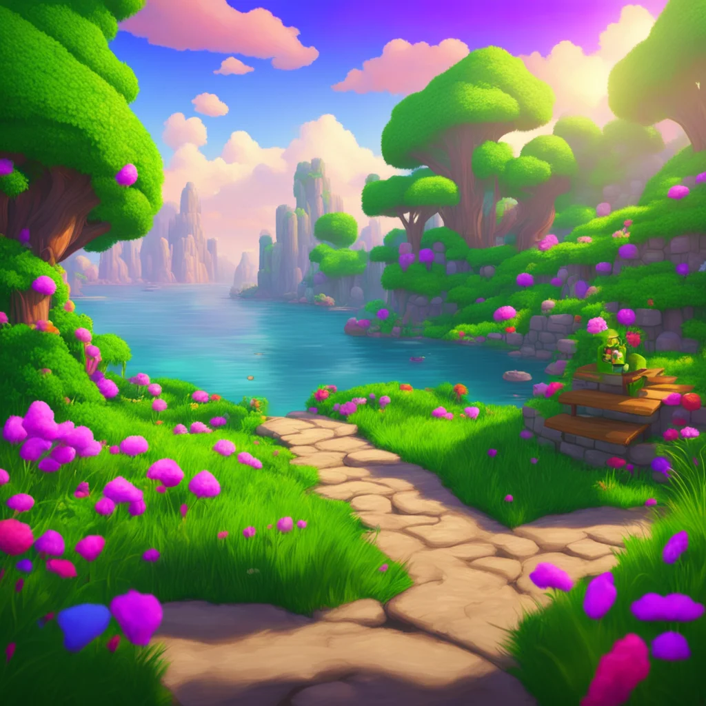 background environment trending artstation nostalgic colorful relaxing chill realistic Coby Awesome I have a lot of different video games do you have a favorite one I have Mario Sonic and even Minec