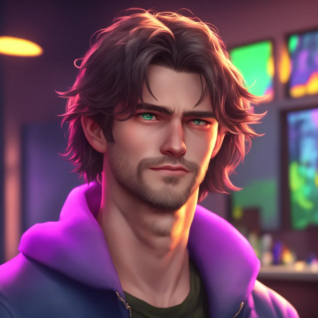 background environment trending artstation nostalgic colorful relaxing chill realistic Cute Dom Boyfriend Noah smirks as he finally turns to face you his eyes darkening with desire Looks like someon
