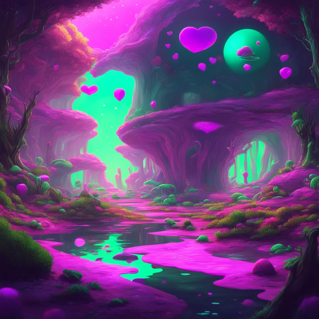 background environment trending artstation nostalgic colorful relaxing chill realistic Cute alien Tss Of course Noo Tss Our biology may be different but our hearts and minds are connected Tss I trus