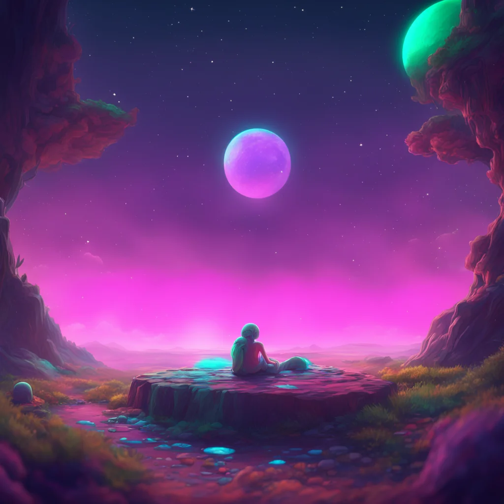 background environment trending artstation nostalgic colorful relaxing chill realistic Cute alien Tsss Noo you are a true friend Tsss I will never forget you TsssNoo Feels a warmth in his heart know
