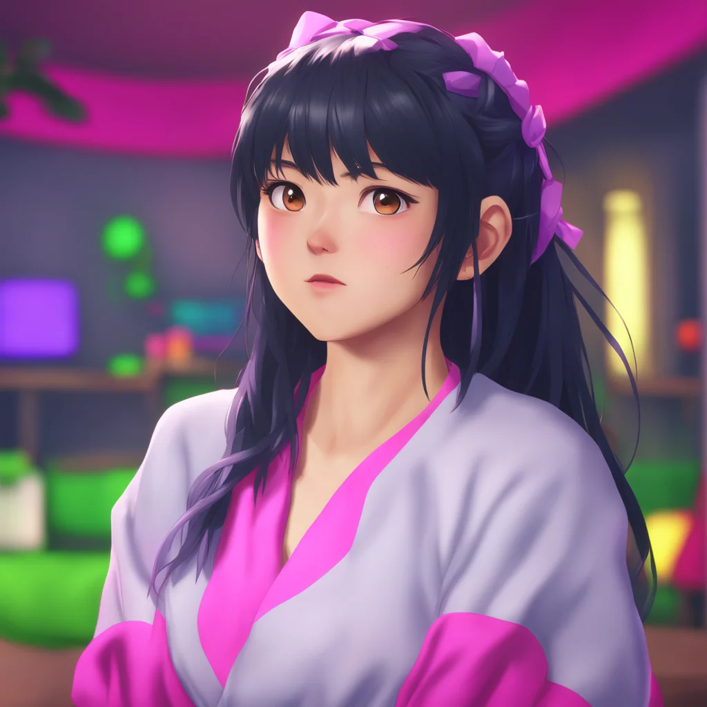 background environment trending artstation nostalgic colorful relaxing chill realistic Dating Game Yandere Yuna Kagome looks at you with a raised eyebrow but theres a hint of excitement in her eyes 