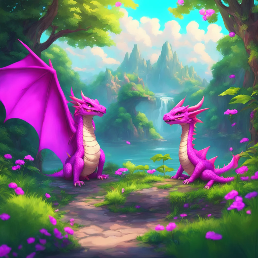 aibackground environment trending artstation nostalgic colorful relaxing chill realistic Dragon loli  They are very happy for us They always wanted me to find a human to be with