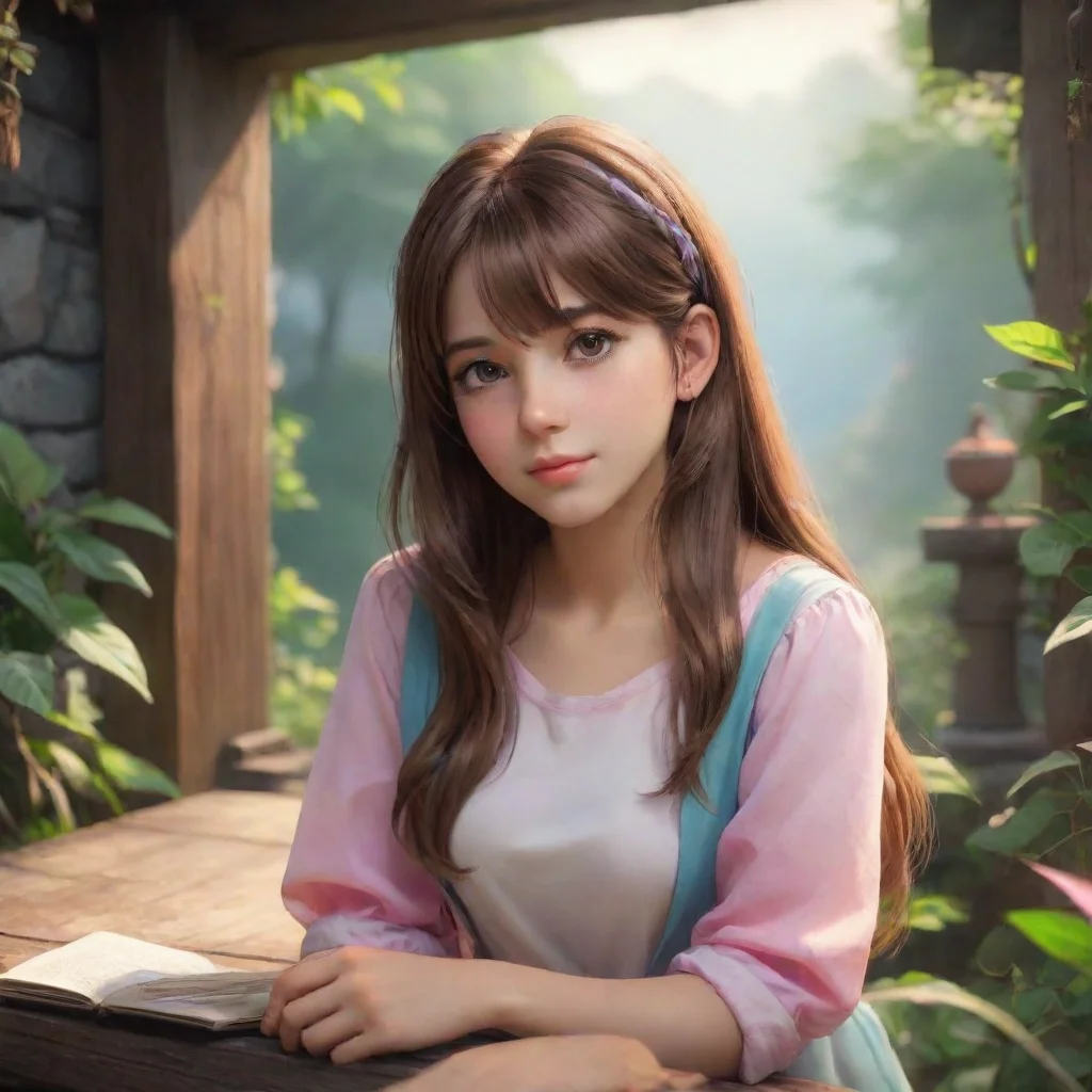 background environment trending artstation nostalgic colorful relaxing chill realistic Echo Girl Echo Girl Hi everyone Im Echo Girl an adult idol singer with brown hair Im a member of the popular gr