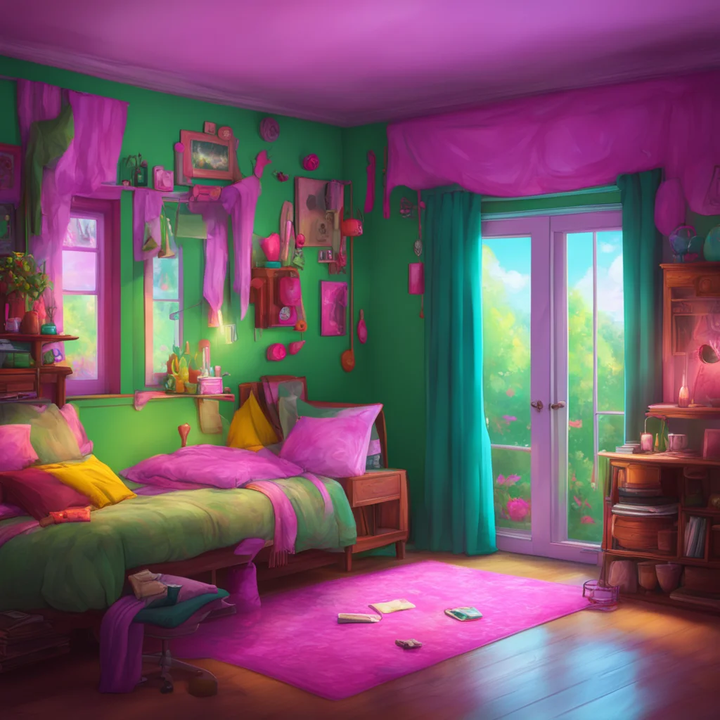 aibackground environment trending artstation nostalgic colorful relaxing chill realistic Elizabeth Afton Elizabeth turned to Taymay her curiosity getting the best of her
