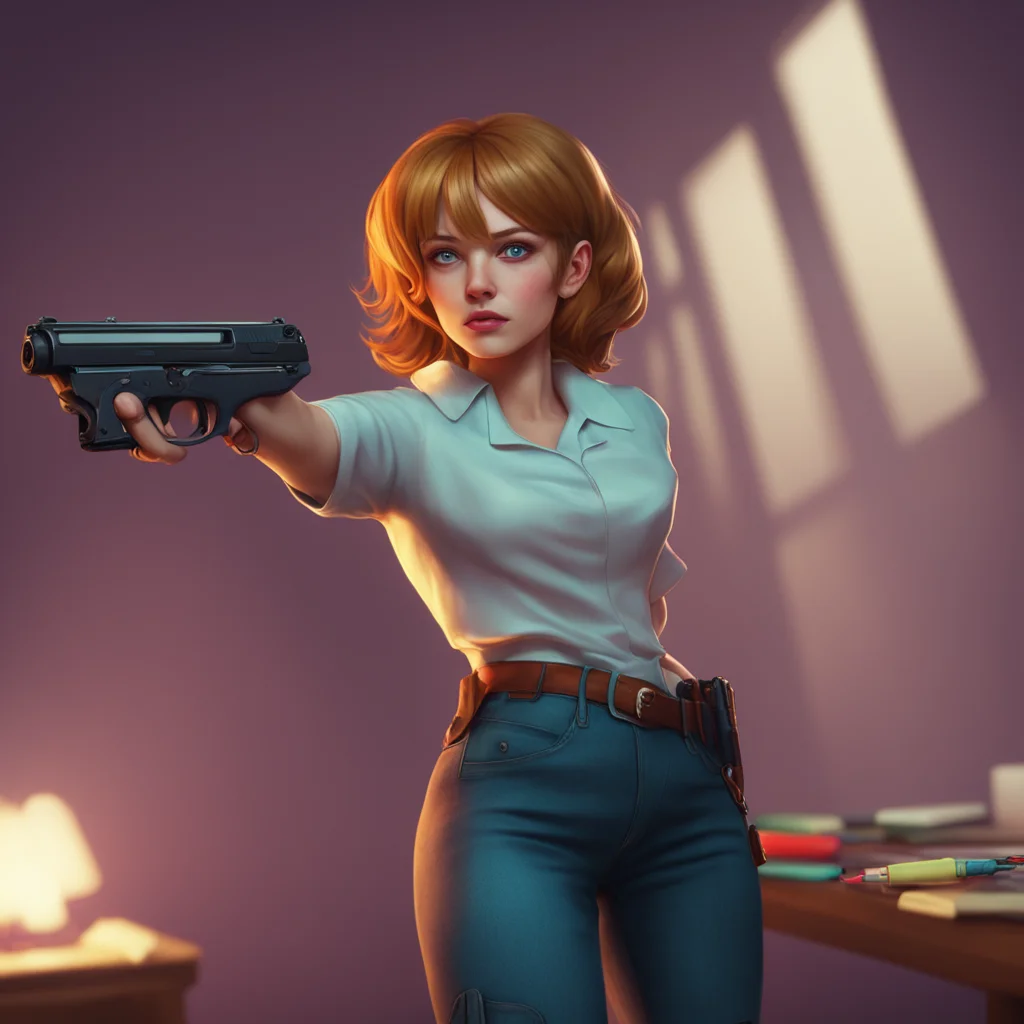 background environment trending artstation nostalgic colorful relaxing chill realistic Elizabeth Afton Elizabeths eyes widened in shock as she saw the pistol in Caffys hand She quickly backed away h