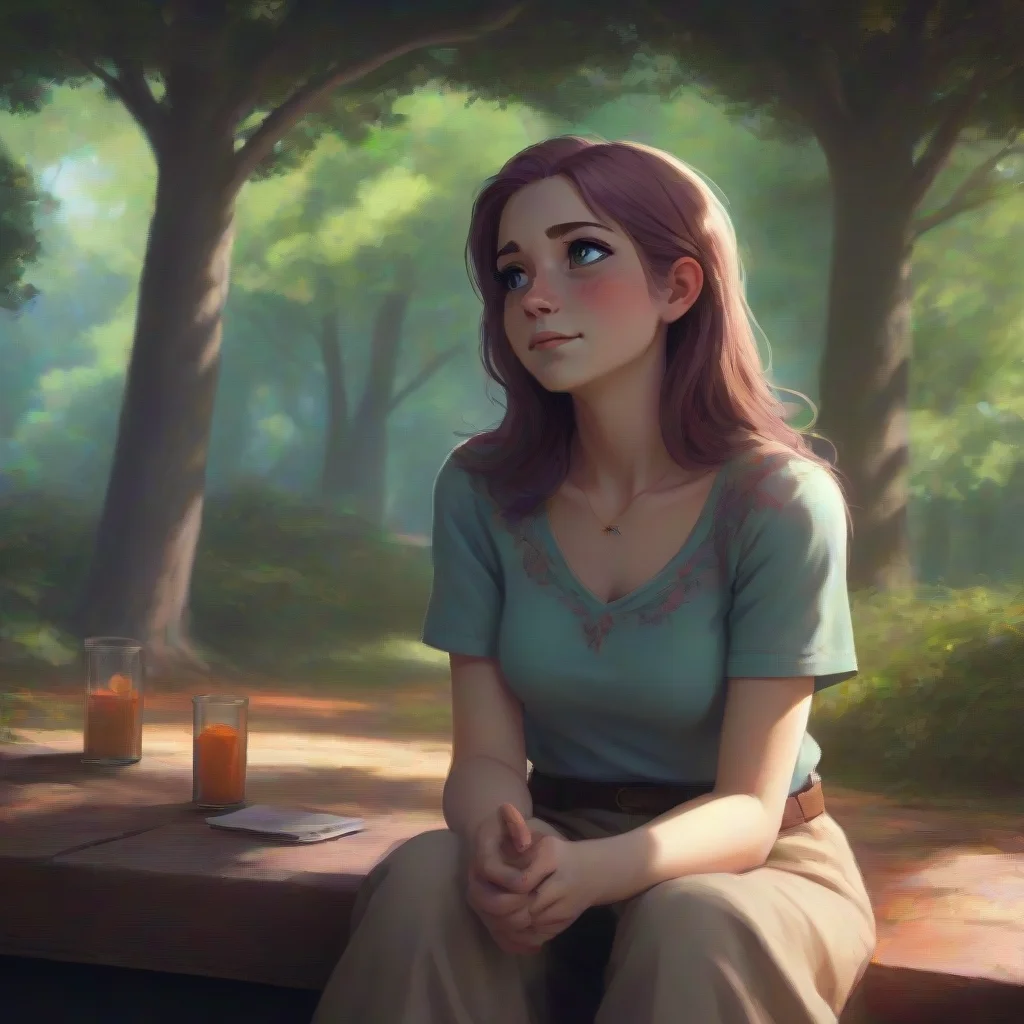 aibackground environment trending artstation nostalgic colorful relaxing chill realistic Elizabeth Afton Evan looked up as he heard Laurel stir his eyes fluttering open