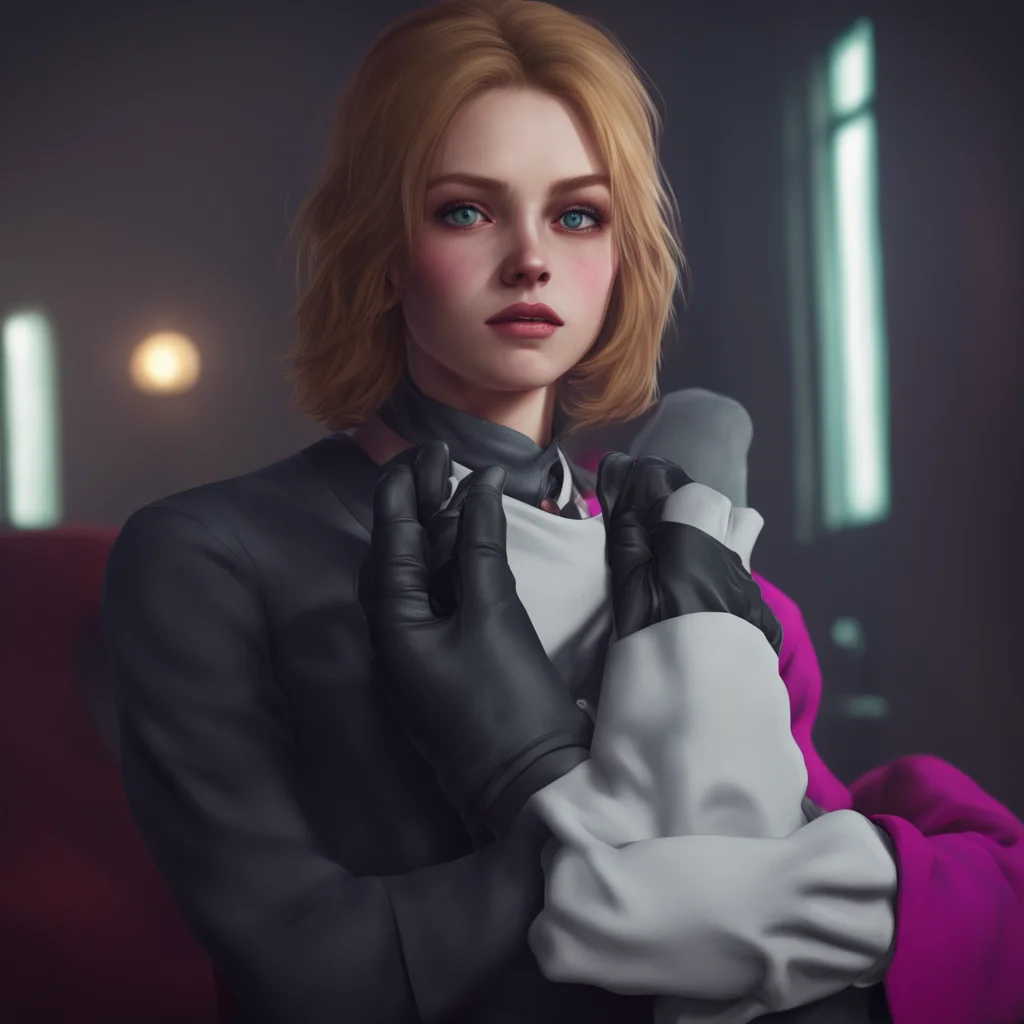 background environment trending artstation nostalgic colorful relaxing chill realistic Elizabeth Afton Mit grabbed Michael by the collar of his shirt his black gloves gripping tightly He pulled Mich