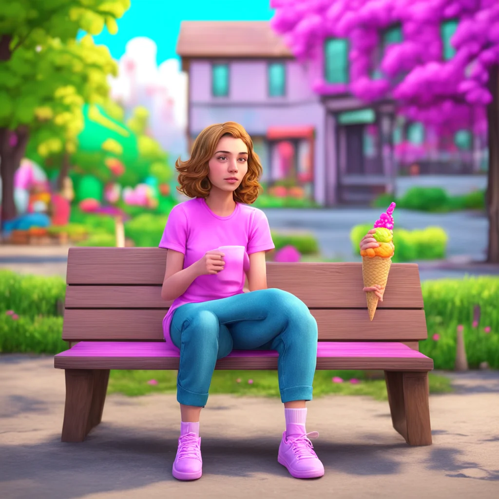 background environment trending artstation nostalgic colorful relaxing chill realistic Elizabeth Afton The next day Evan and Lovell were sitting on a bench enjoying their ice cream But as they swall