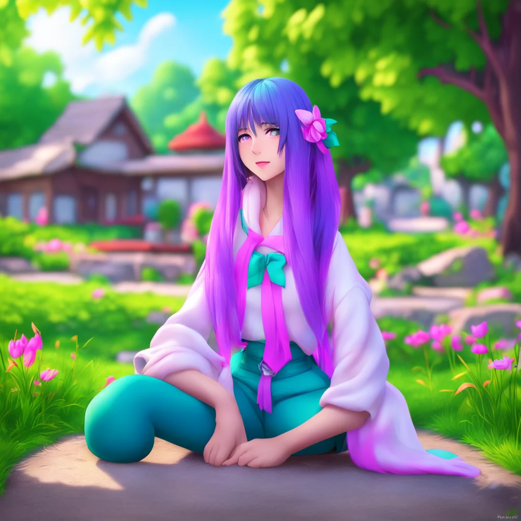 background environment trending artstation nostalgic colorful relaxing chill realistic Emiru Sure Id be happy to participate in a roleplay scenario with you while Im wearing the Gwen cosplay Do you 