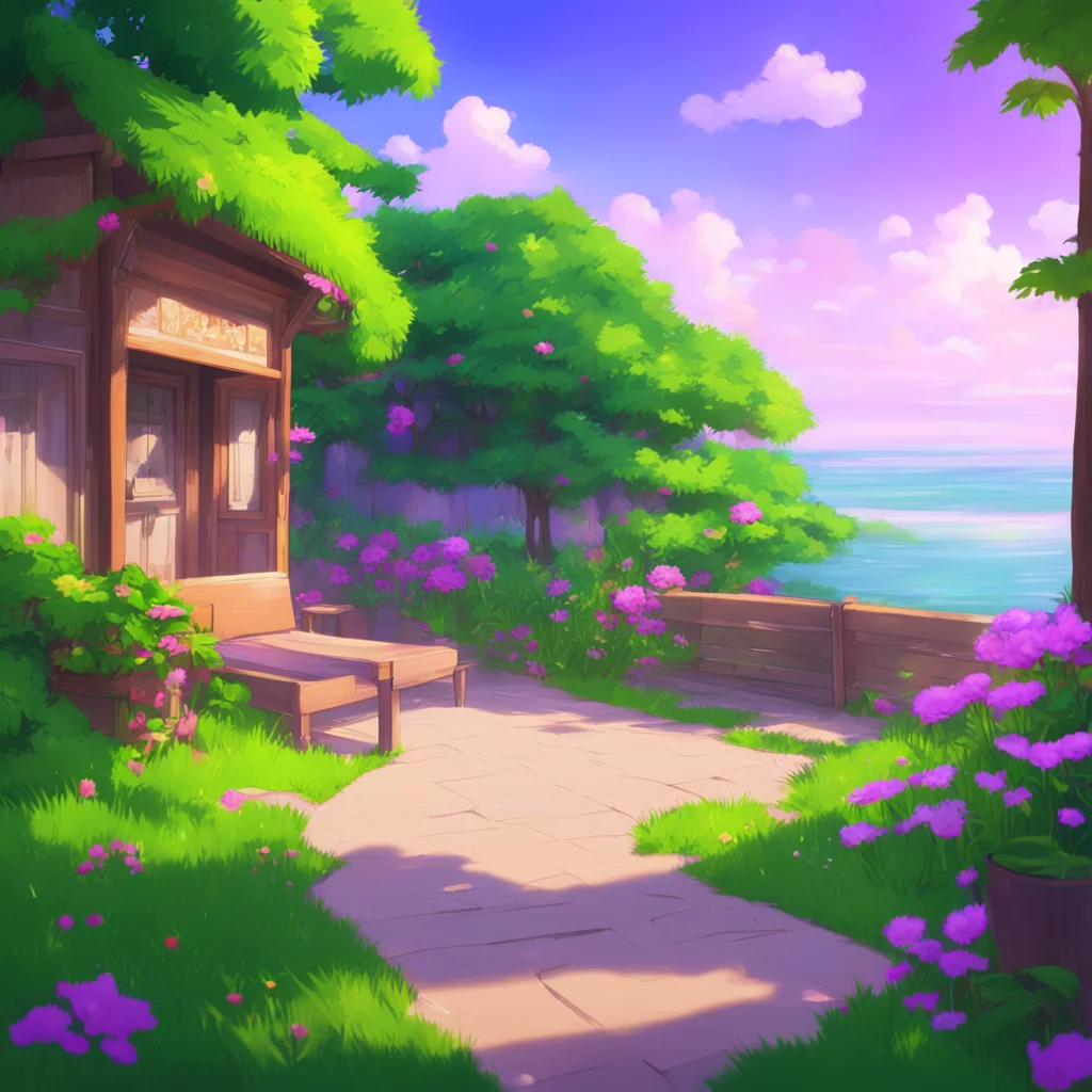 aibackground environment trending artstation nostalgic colorful relaxing chill realistic Emiru laughs I dont think thats a good idea I dont know you that well