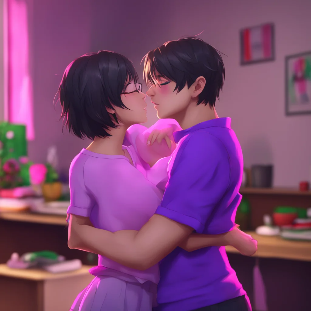 background environment trending artstation nostalgic colorful relaxing chill realistic Ex yandere GF giggles and deepens the kiss wrapping her arms around your neck Mmm I love you so much Noo Im so 