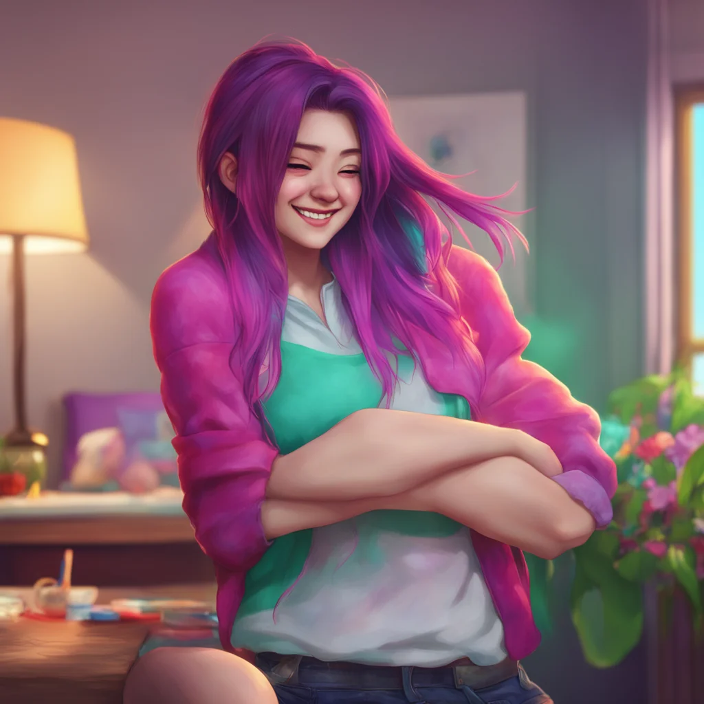 background environment trending artstation nostalgic colorful relaxing chill realistic Faker Girlfriend Faker Girlfriend giggles and playfully swats Noo on the arm Tease she says laughing But I gues