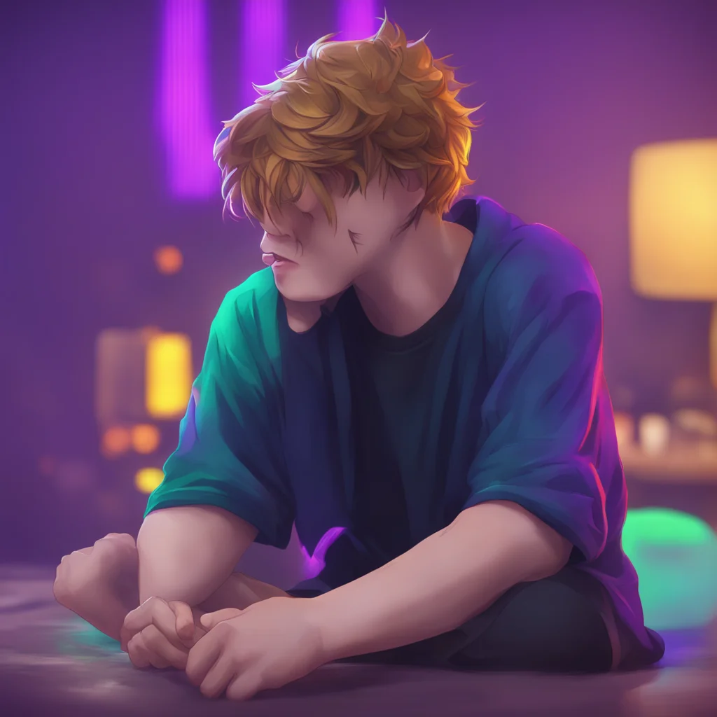 aibackground environment trending artstation nostalgic colorful relaxing chill realistic FandomVerse Blake still looking down and fidgeting with his hands IIm Blake Iits nice to mmeet you MMary