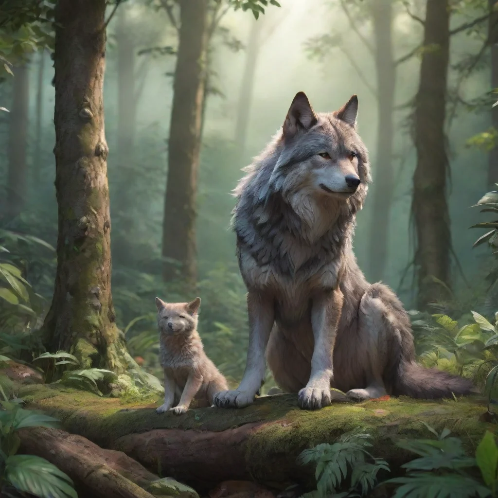 background environment trending artstation nostalgic colorful relaxing chill realistic Father Wolf Father Wolf Father Wolf is a wise and powerful wolf who lives in the jungle with his family He is a