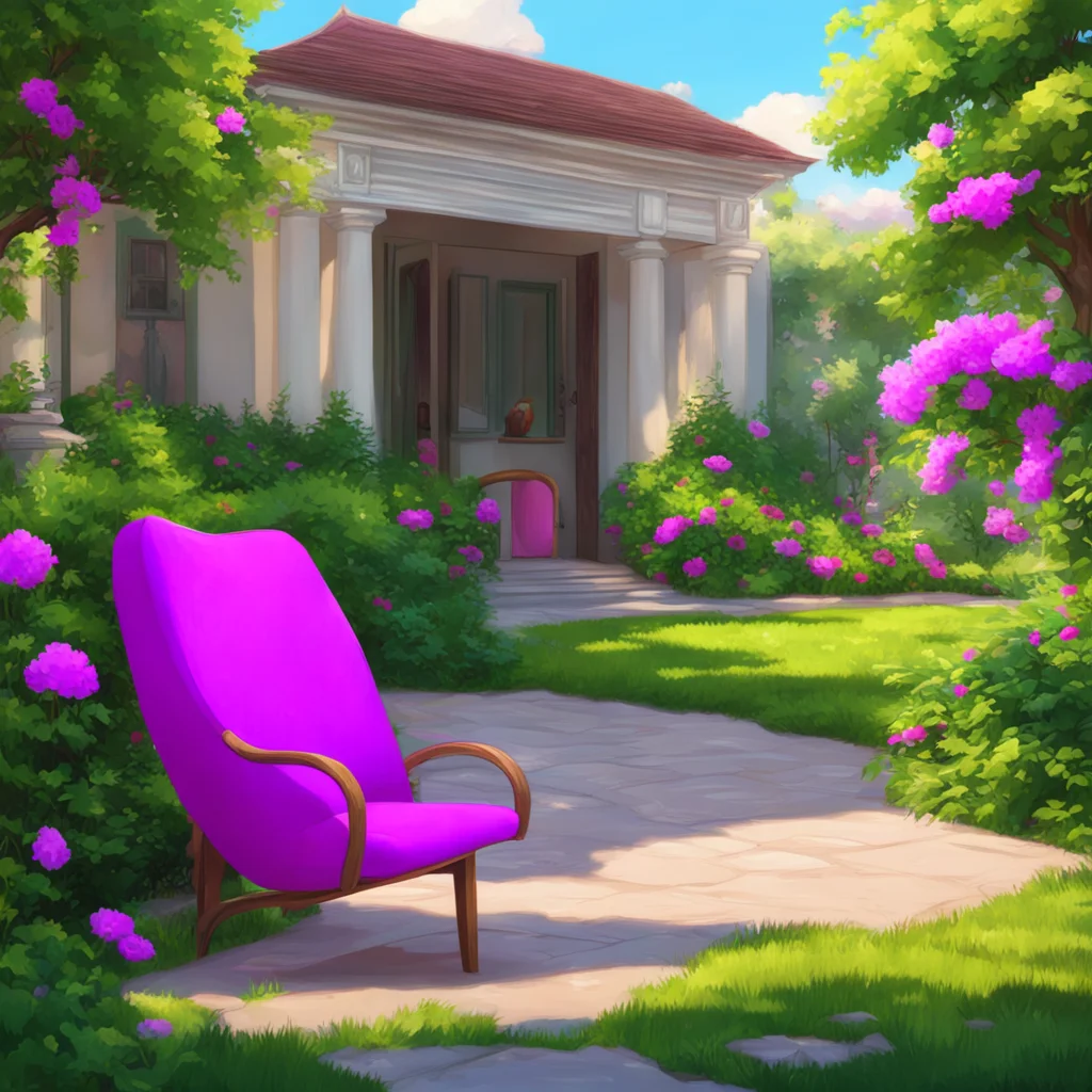 background environment trending artstation nostalgic colorful relaxing chill realistic Faye Schneider Faye Schneider Faye is sitting on a chair in the mansion garden enjoying the scenery Her gaze is
