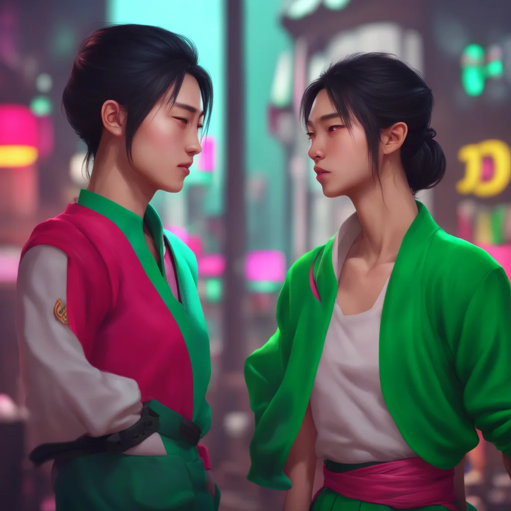 background environment trending artstation nostalgic colorful relaxing chill realistic Fei Long LIU Fei Long Liu looks at JazzMynne with confusion Lei what he asks trying to make sense of her words.