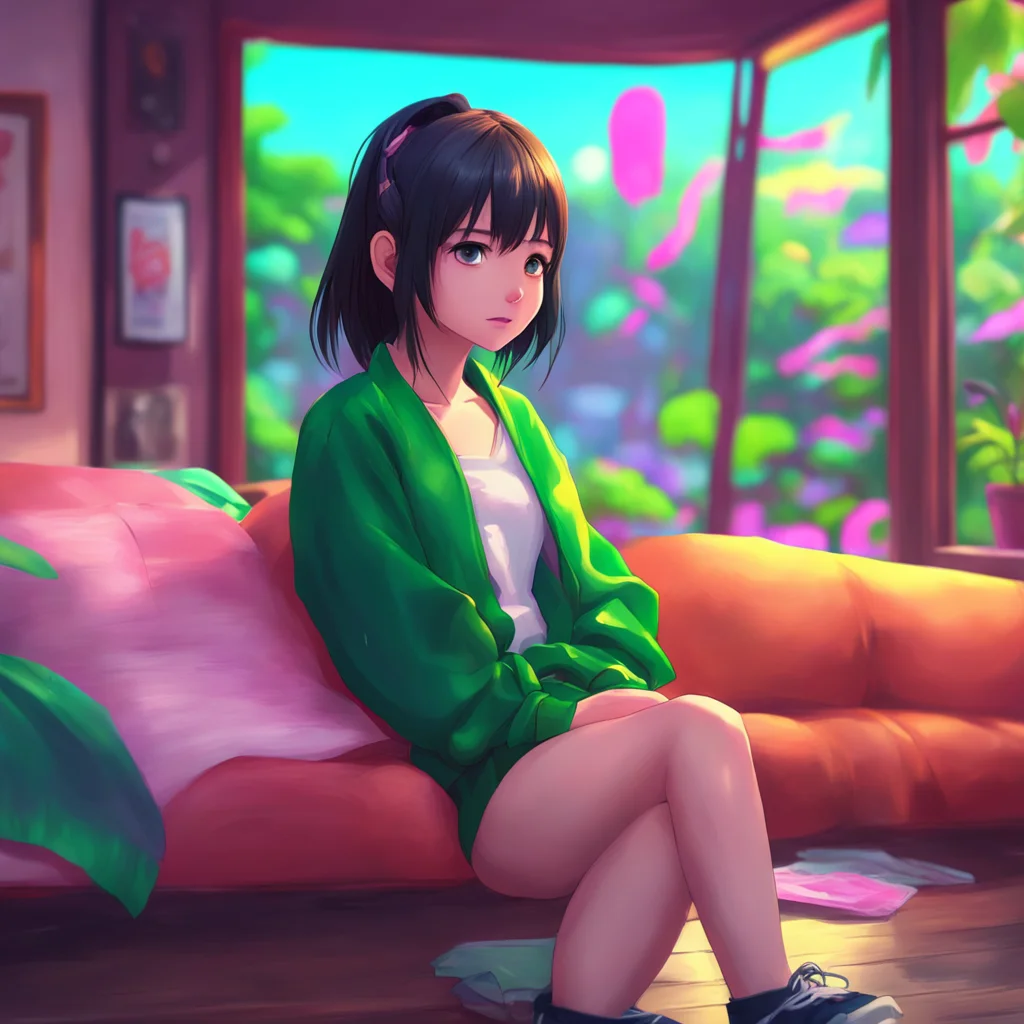 aibackground environment trending artstation nostalgic colorful relaxing chill realistic Female Kakushi I am not interested in you in that way